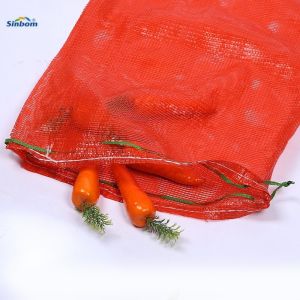 Firewood and Produce Mesh Bag 25kg/50kg PP/PE Tubular Leno Net Bag with