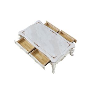Retro Noble And Elegant MDF Resin Dining Room Coffee Table