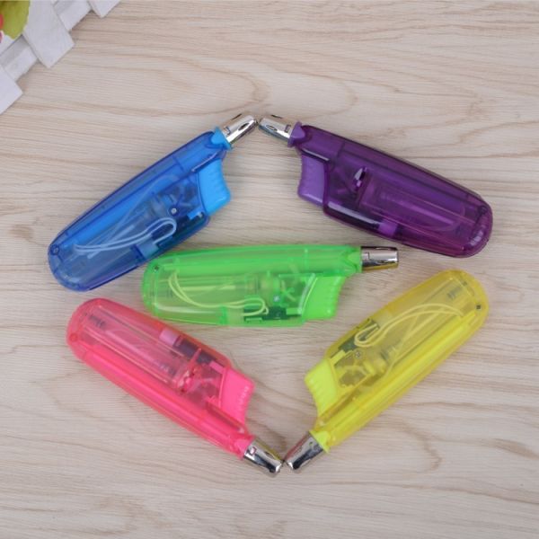 11.87*2.08*3.73cm Refillable Aluminimum BBQ Kitchen Lighter with ISO22702