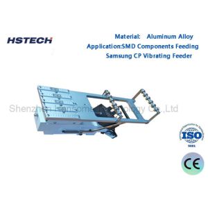 Quality Aluminum Alloy Samsung CP Vibrating Feeder 4 Tube Width 100mm 24V Long Lifespan for sale