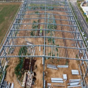 Prefabricated Steel Warehouse Building Custom Q355 H-Section