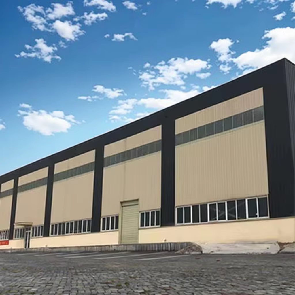 Versatile Lightweight Steel Buildings , Portal Frame Metal Building Warehouse