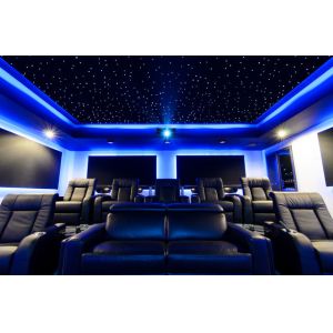 PMMA 15W Fiber Optic Star Ceiling Panels 600*600mm For Moon Shooting