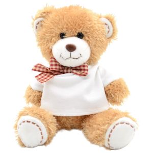 Quick Rebound 20cm Hoodie Bow Teddy Bear Plush Toys For Children