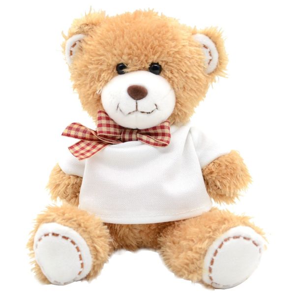 Quick Rebound 20cm Hoodie Bow Teddy Bear Plush Toys For Children