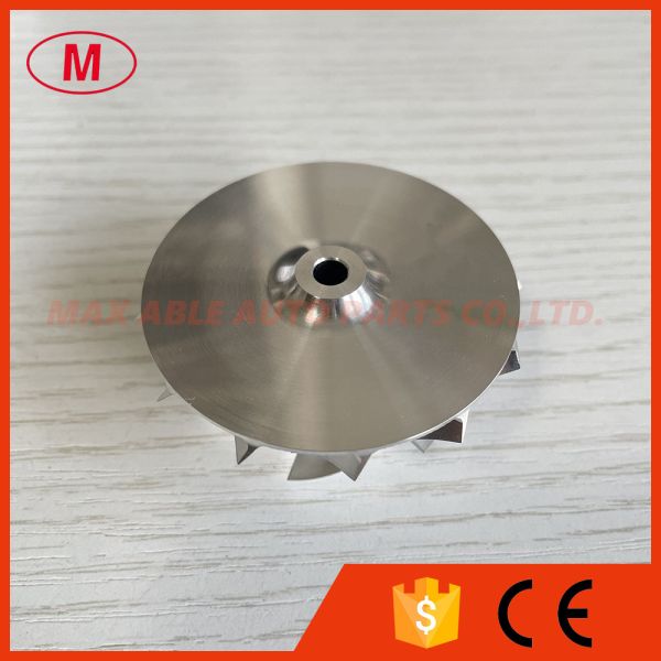 K04 reverse 40.80/51.00mm 6+6 blades high performance turbo milling/aluminum 2618/billet compressor wheel