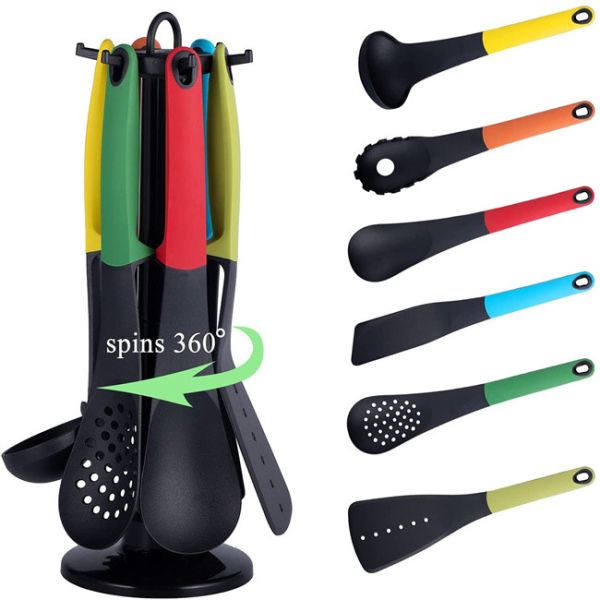 Buy Multifunction Nylon Cooking Utensils , ODM Heavy Duty Plastic Cutlery Sets at wholesale prices