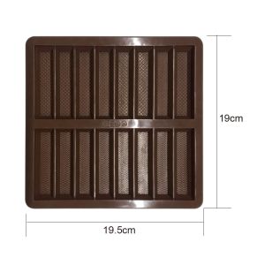 MHC Custom Chocolate Mold Rectangle Silicone Dubai Bar Chocolate Molds