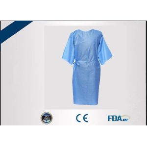 China Biodegradable Disposable Medical Gowns With High Level Fluid Repellency on sale
