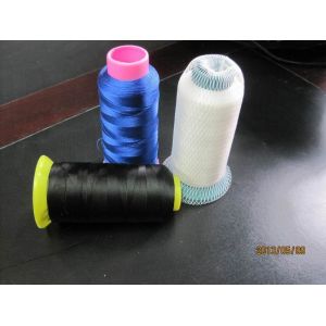 Quality Garments High Tenacity Sewing Thread , Black Polyester Thread for sale