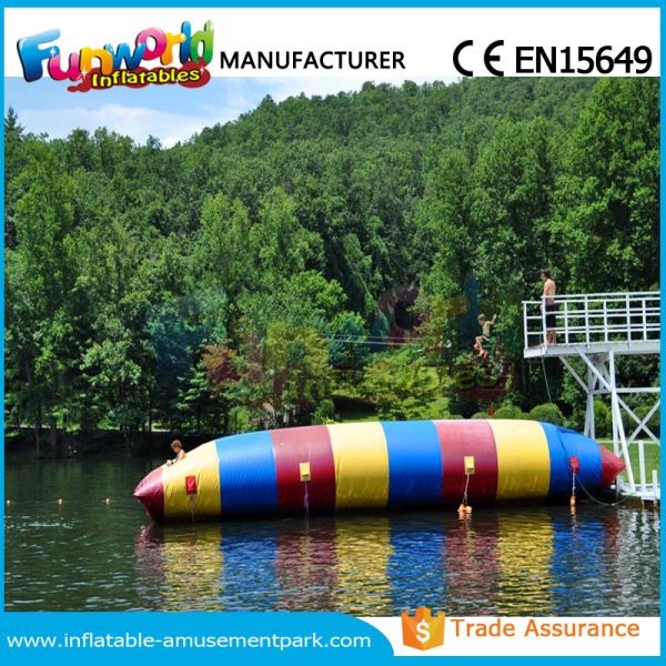 Buy Colorful PVC Inflatable Water Toys Durable Water Jumping Blob Customized at wholesale prices