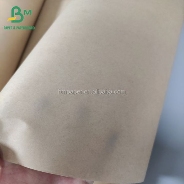 Virgin Pulp Brown Kraft Wrapping Paper Rolls 1250mm 50gsm 70gsm