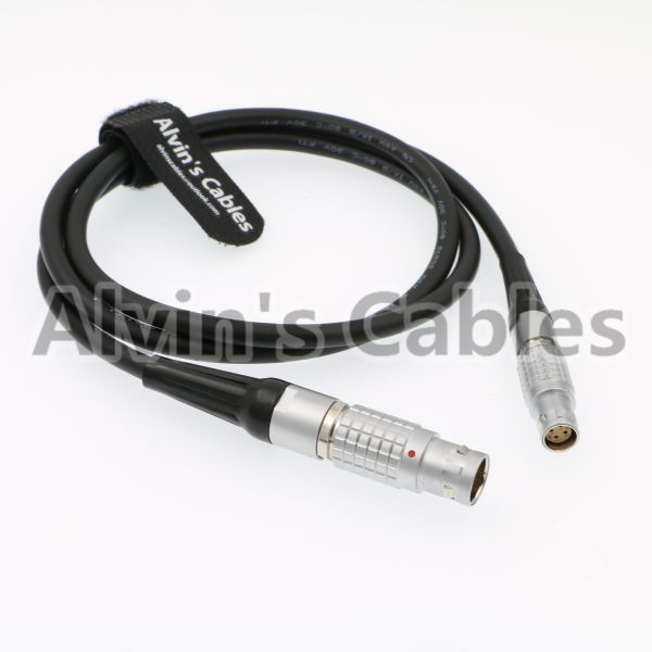 Red EPIC SCARLET Power Adapter Cable 1B 6pin Female to 2B 6pin Male