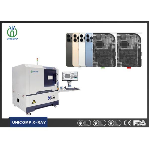 Buy SMT PCB X-Ray Machine High Resolution Micron Focus Spot Size Unicomp AX7900 For Cellphone Inside Quality And Cracks Inspection at wholesale prices