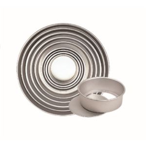 Quality Cake Aluminum 254x248x80mm Round Non Stick Baking Tray for sale