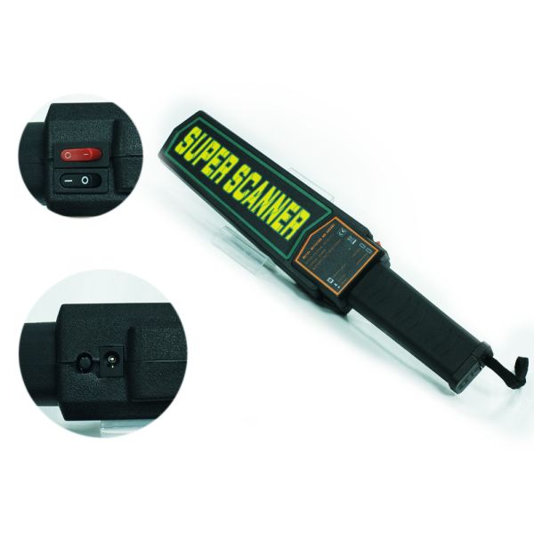 Public place Hand Held MD Metal Detector Security Scanner Vibration Alarm Modes