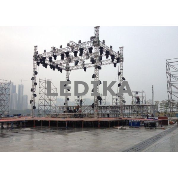 Buy Light Duty Project Exhibition Aluminium Trusses Screw Connection at wholesale prices