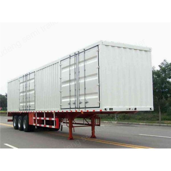 45 Tons Side Wall Semi Trailer For Animal Transportation 3X13T Axles