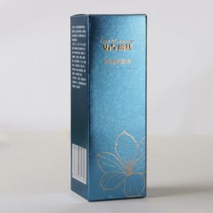 C1S White Cardboard Glossy Lamination Cosmetic Box Packaging Foldable Printed