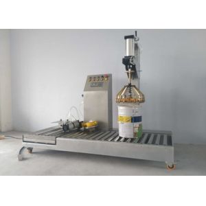Semi Automatic Paint Filling Machine High Viscosity Chemical Lubricants Paint