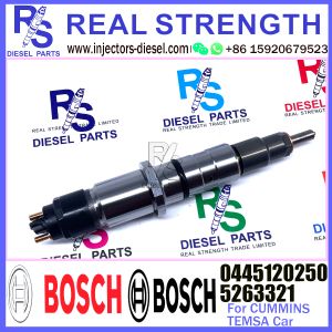 China Diesel Fuel Injector 0445120250 5263321 For CUMMINS TEMSA Engine on sale