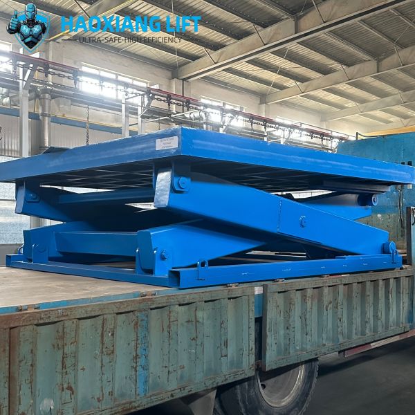 Buy Fixed Hydraulic Scissor Lift with Rollers -0.8T-12T, robust, roller-facilitates loading/unloading, simple operation, high-strength steel, industrial-grade reliable at wholesale prices