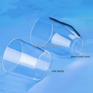 Custom 50-5000ML Quartz Glass Flask With Round Flat Bottom