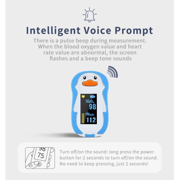FDA Approved Fingertip Medical Pulse Oximeter Technology Critical Care
