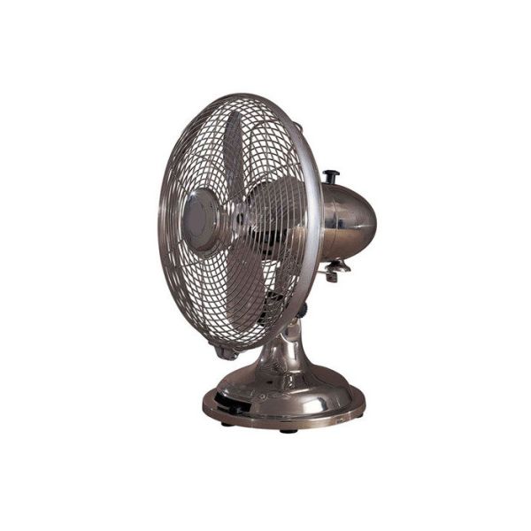 90 Degree Oscillating Antique Electric Table Fan 12 Inch 3 Speed