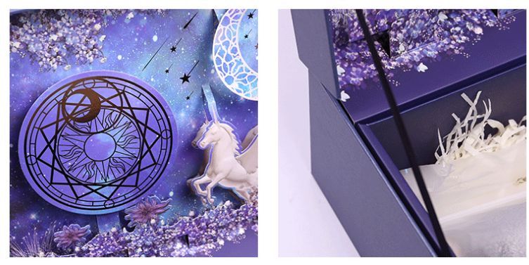 Recycled Materials Creative Luxury Paper Gift Box For Valentine Day