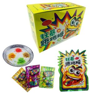 Strawberry Pop Rocks Popping Candy Colorful Halal For Convenience Store