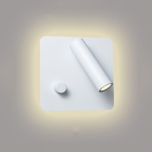 LED Wall Lamp With Dimming Switch 3W Bedside wall lamp Bedroom Reading Wall Sconce Light For book room Hotel Apartment
