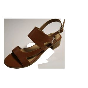 Custmized Footbed High Heel Pu Flat Summer Sandal