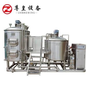 China 1000l Home Beer Brewing Equipment , PLC / DCS Micro Brewery Equipment on sale