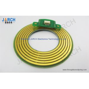Through hole compact high speed slip ring connector For CNC equipment