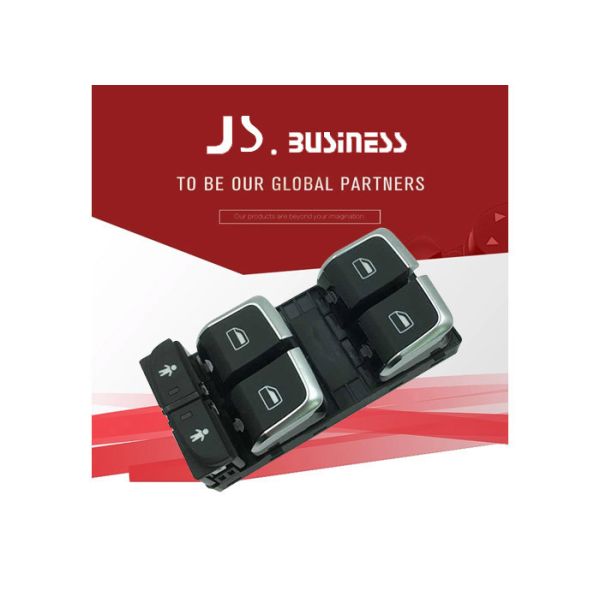 Chrome Driver Side Window Switch Quattro Glass Lift Master Electric Switch Button