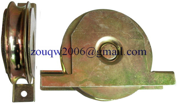 Buy Sliding gate roller GW610 U Groove，Galvanized, Iron, Double bearing at wholesale prices