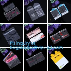 MultiColor Plastic Slider Zipper Bags, logo printing pvc small zip transparent