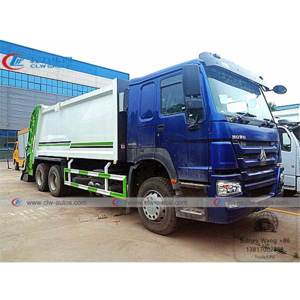 Buy SINOTRUK HOWO 6x4 3 Axles 18m3 Compactor Garbage Truck at wholesale prices