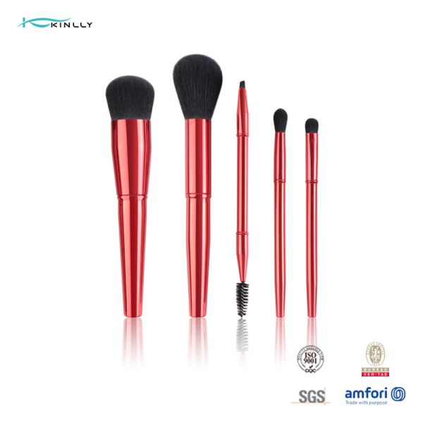 Buy 5PCS Metal Handle Cosmetic Brush Set at wholesale prices