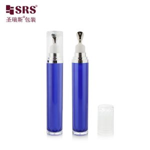 LR001-15ML Luxury Customize Painted Blue Green White Color Acrylic Double Wall