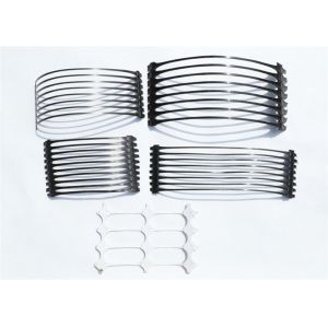 Retaining Wall Slope Protection 120kn Uniaxial Plastic Geogrid Subgrade