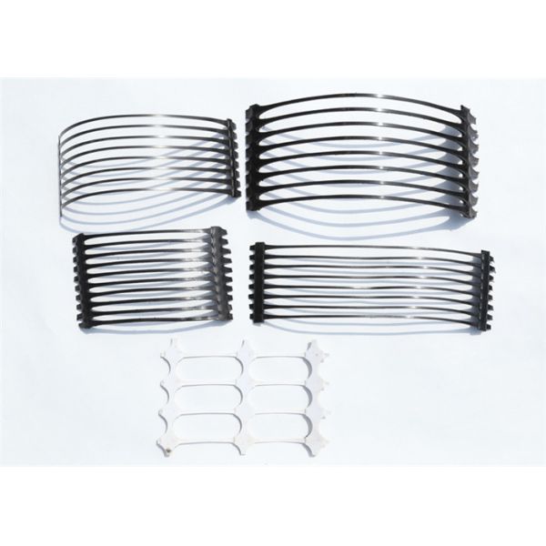 Buy Retaining Wall Slope Protection 120kn Uniaxial Plastic Geogrid Subgrade Enhancement at wholesale prices