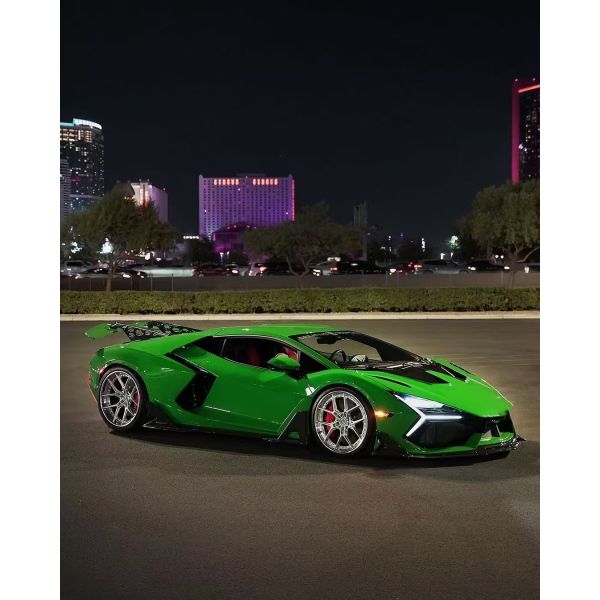 Lamborghini Revuelto Custom Body Kits Carbon Fiber DUKE Style Custom Front Diffuser