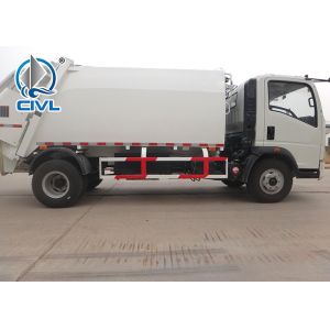 SINOTRUK HOWO 4x2 Compacted Garbage Truck 12m3 , Euro 2 Emission Standard