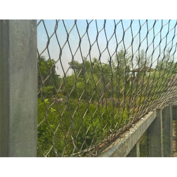 Braided 50 X 50mm Stainless Steel Wire Rope Mesh 3.0mm For Versatile Safety Solution