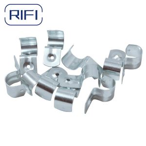 Galvanized EMT One Hole Strap for 1/2"-4" EMT Conduit with Pre-Galvanized and