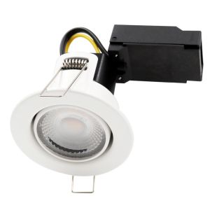 Cri 80 Tilt Matt Cool White SMD LED Downlights 60 Degree Beam Angle