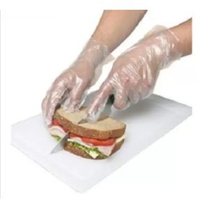 Biodegradable Disposable Gloves , Disposable Plastic Gloves OEM / ODM Available