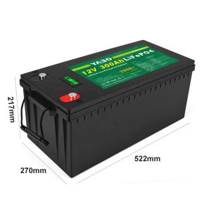 Longer lifespan 12v 300Ah Discharge Current Lifepo4 Battery With Prominent